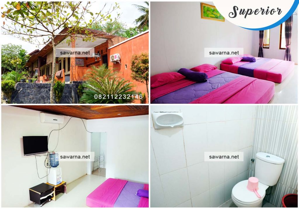 Villa Bukit Indah Sawarna tipe kamar Superior Room